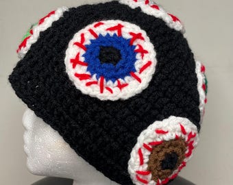 Crochet Multi-Eye Beanie