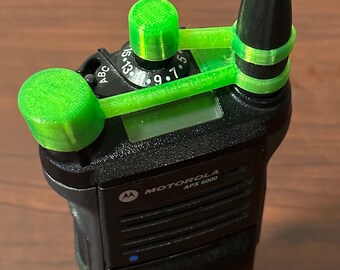 Lautstärke-/Kanalknopf-Abdeckung Für Motorola APX 6000/7000/8000 – Schwarz, Oben Offen, Schützt Vor Versehentlichem Verstellen