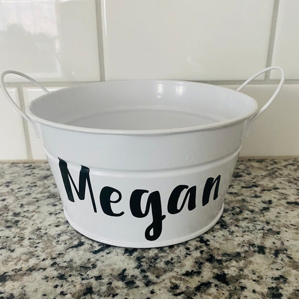 Tin Bucket Etsy