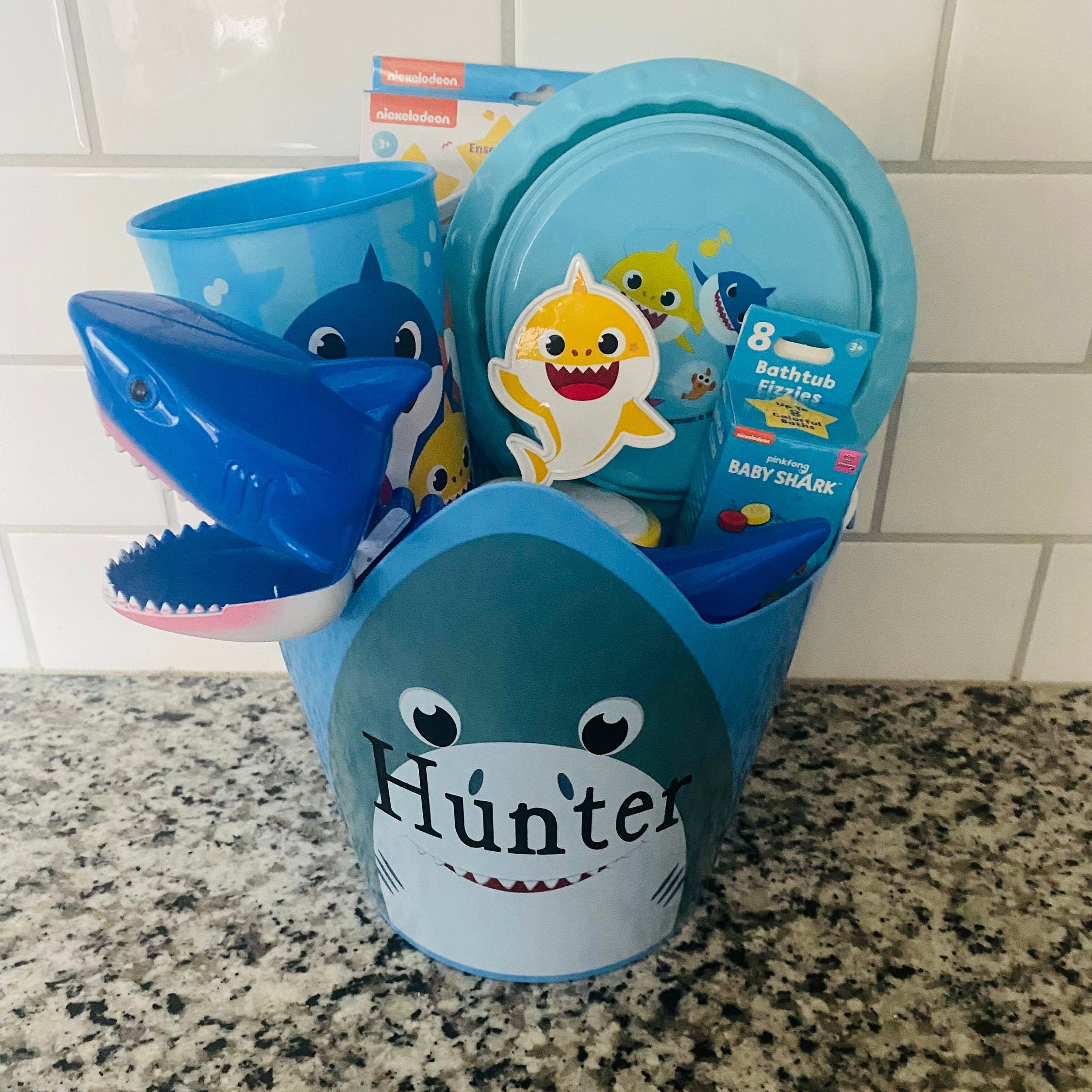 Personalized Baby Shark Easter Basket - Etsy