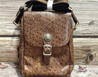 Vintage handmade leather bag