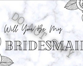 Will You Be My Bridesmaid card