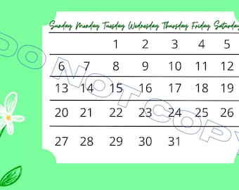 March Laptop Calendar Wallpaper