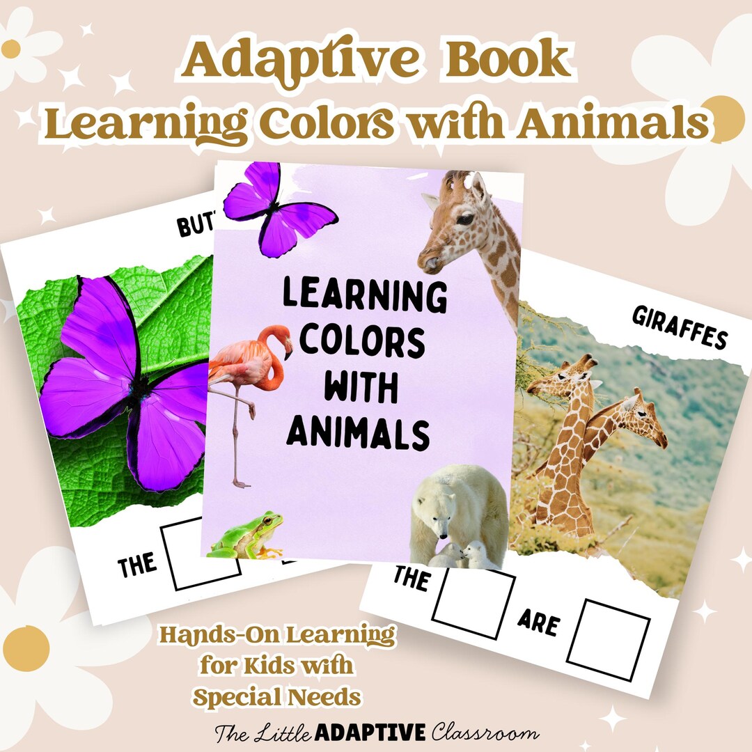 Adaptive Book – Learning Colors With Fruits | Hands-on AAC Compatible ...