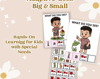 Interactive Adaptive Book: Special Education, Autism AAC (Digital Download)