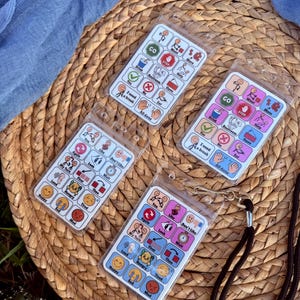Mini AAC Core Board With Lanyard | Nonverbal Communication Tool - Etsy