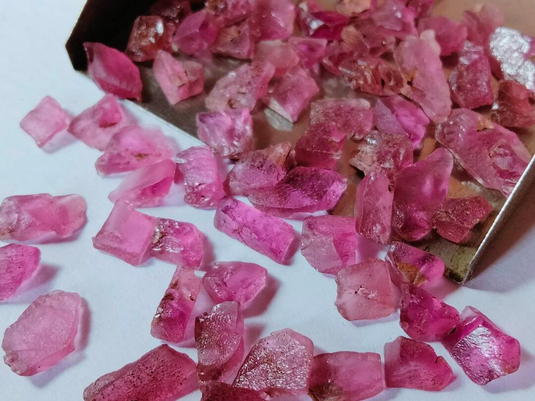 Raw Rhodolite Garnet Bulk Crystals Raw Garnet AAA Quality - Etsy