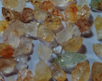 Raw Golden Topaz , Raw Topaz Crystal , Rough Bulk Topaz , AAA Gemstone , Imperial  Healing Crystal , 5mm 10mm Approx , For Jewelry Making
