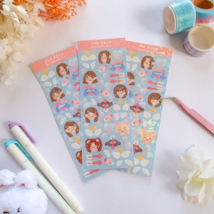 IHAVE Deco Sticker Sheet | kpop girl group - polco - journal - planner | helenadoodles