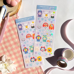 Trejo Deco Sticker Sheet | kpop boy group - polco - journal - planner | helenadoodles