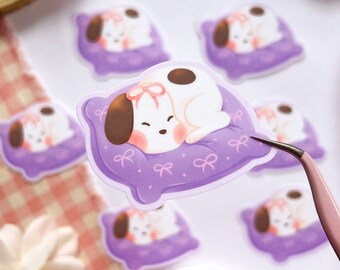 Baby Puppy Sticker | dog - die cut - jumbo - flake - laptop - decal | helenadoodles