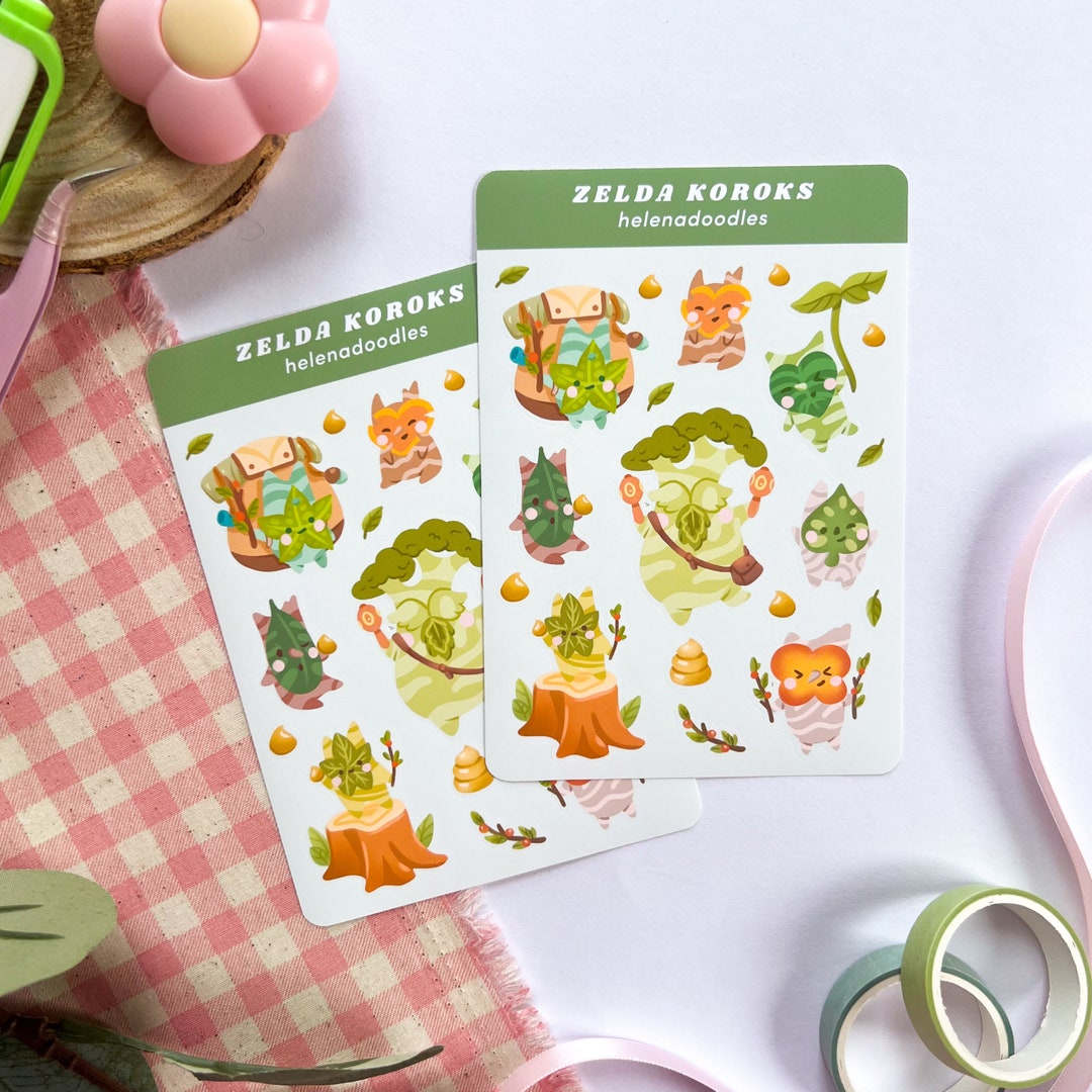 Sprite Deco Forest Sprites Sticker Sheet | Journal - Planner - Deco | Helenadoodles ...