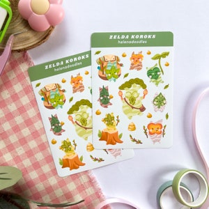 Waldelfen Stickerbogen | Journal - Planer - Deko | henadoodles