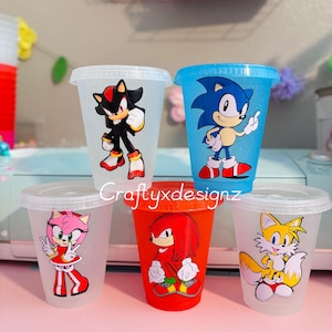 Sonic Cup / Kids Cup / Sonic the Hedgehog / Custom Cup / Kids Cups / Party Favors /
