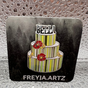 Bella Swan Enamel Birthday Cake Pin