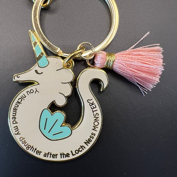 Lockness Monster Nessie Keychain