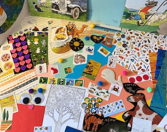 Mystery Craft Kit - Sustainable Craft Kit for Elementary School Aged Kids - Ages 5-10 Years Old