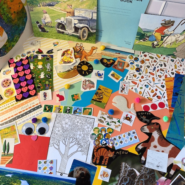 Mystery Craft Kit - Sustainable Craft Kit for Elementary School Aged Kids - Ages 5-10 Years Old