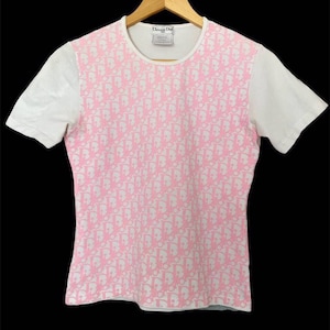 Vintage Christian Dior Monogram Pink Tee