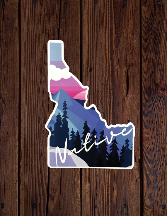 Idaho Native Sticker - Designed and Crafted in Boise