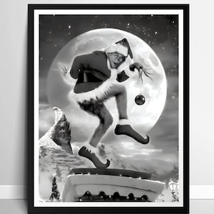 How The Grinch Stole Christmas Movie Poster, Printable Christmas Wall Art, Funny Christmas Wall Decor, Festive Xmas Gifts, Digital Download