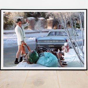 Shitters Full Christmas Vacation Movie Poster, Printable Christmas Wall Art, Chevy Chase, Funny Bathroom Wall Decor, 90s, Digital Download