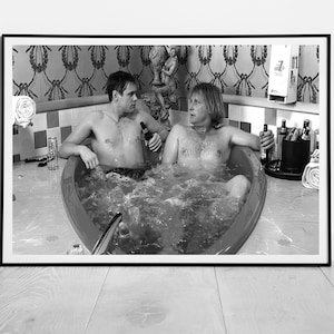 Affiche stupide et stupide, meilleurs amis, art mural de salle de bain imprimable, impression de bière, film drôle, décoration de toilettes, impression de salle de bain drôle, décoration murale