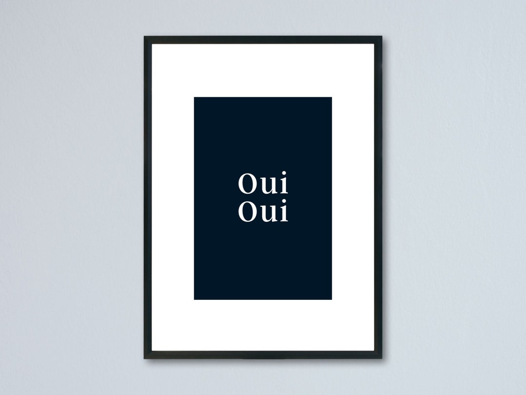 Bathroom Print, Oui Oui Poster, French Print, Bathroom Wall Decor, Oui ...