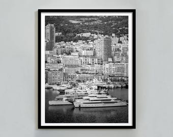 Aerial Luxury Poster,  Yacht Photography Poster, Elegant Sailing Yacht Print, Summer Nautical Wall Art, Boat Decor, Instant Digital Download