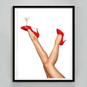 Dirty Martini on Heels Disco Ball Print, Bar Cart Wall Art, Cocktail Poster, Fashion Wall Art, Digital Download, Y2k & Hypebeast Room Decor