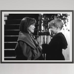 Home Alone Movie Poster, Leave Child For a Week, Movie Scene Wall Art, Digital Download, Comedy, Kevin McCallister Print, 90&#39;s Funny Movie