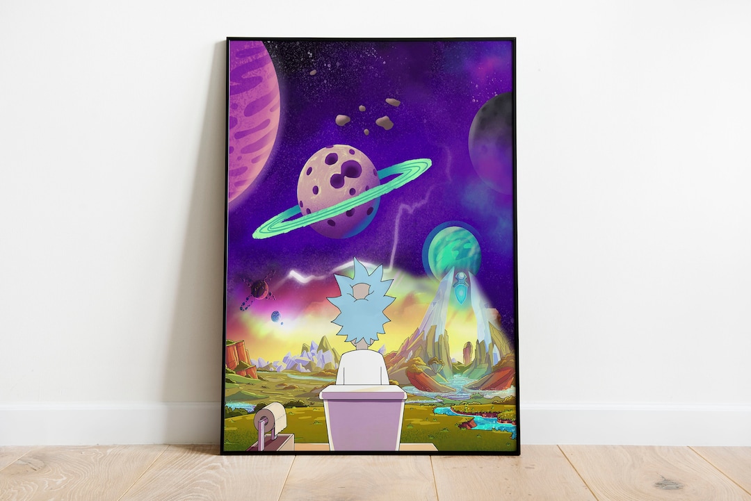 POSTER STOP ONLINE Rick and Morty - TV Show Poster/Print (Portal) (Size 24  x 36)