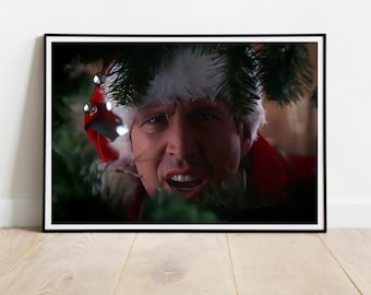 Christmas Vacation Movie Poster: Chevy Chase Retro Art (Digital Download)