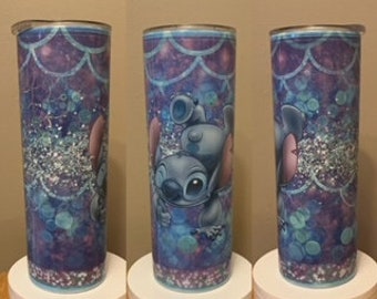 Stitch themed 20oz sublimation tumblers