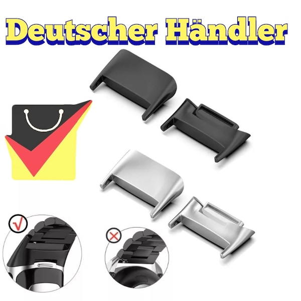 Armband Adapter Für Fitbit Charge 5 Metall Stecker Anschluss Connector 18mm