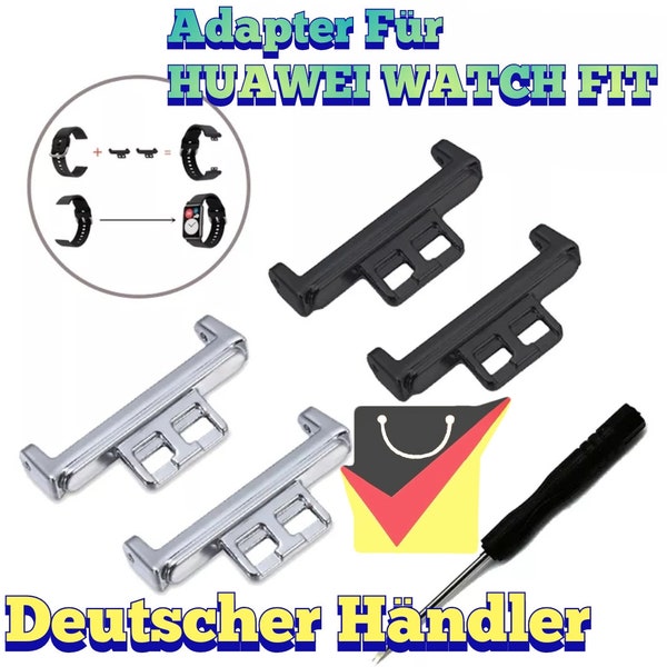 Armband Adapter Für HUAWEI Watch Fit Metall Stecker Anschluss Connector Uhr für 20mm Armband Breite