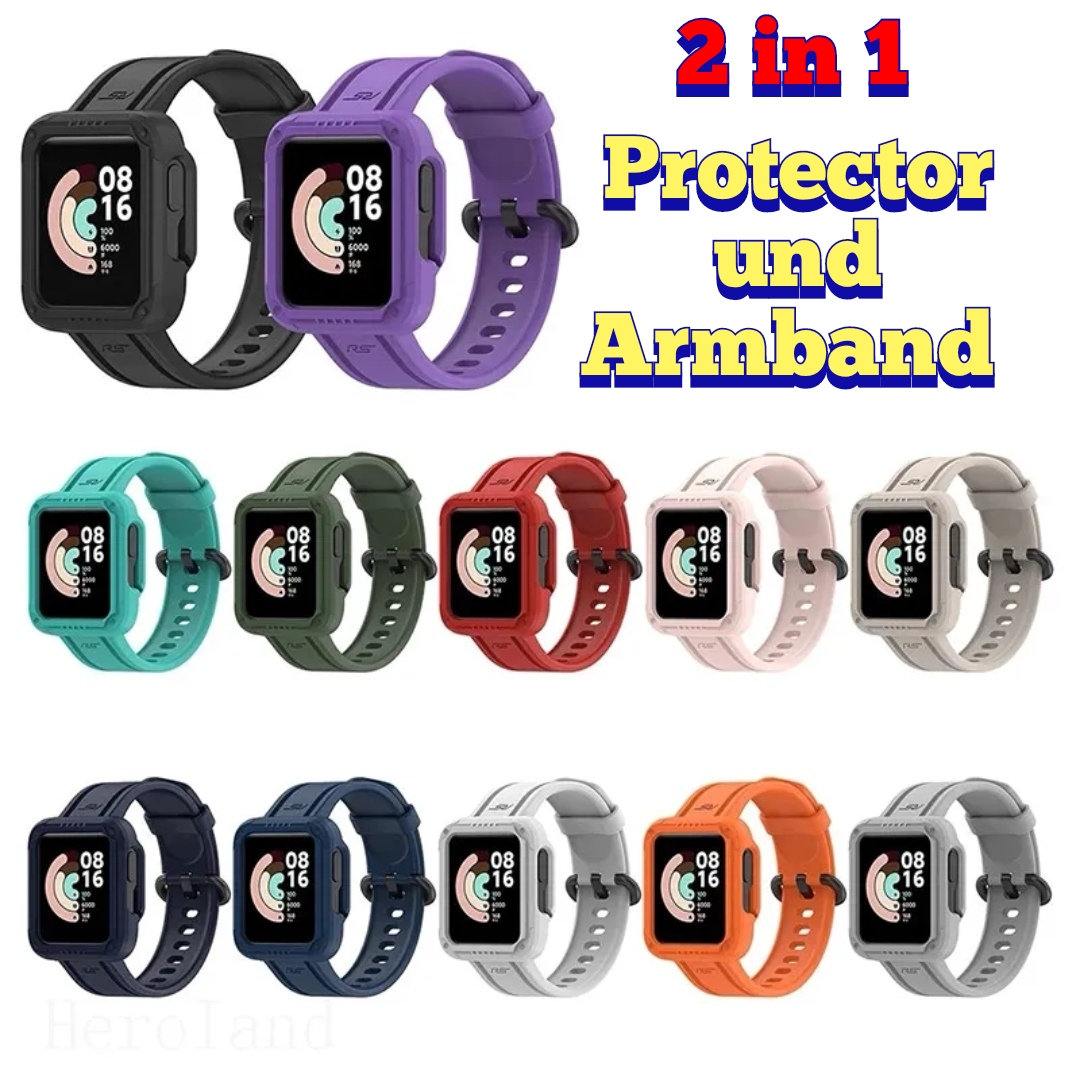 Correa de Metal para reloj Redmi Watch 3 Active, funda protectora, pulsera Redmi  Watch 2 lite / Mi Watch Lite, cubierta protectora - AliExpress
