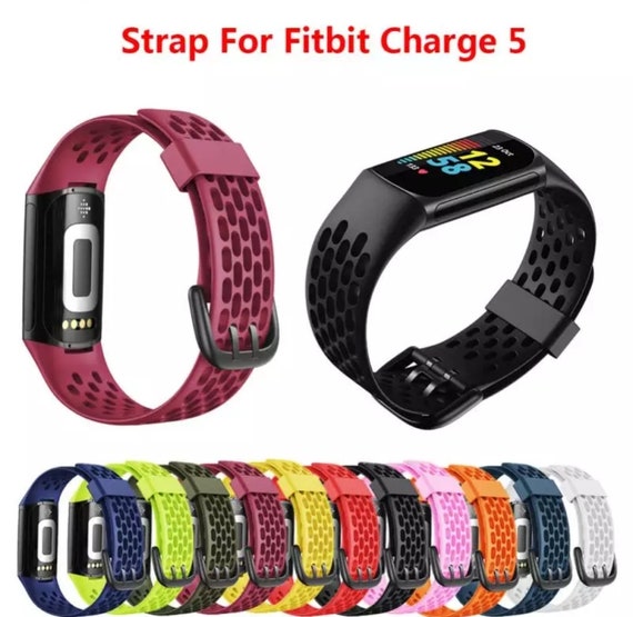 For Fitbit Charge 3 Watch Band Replacement Silicone Diamond Bracelet Wrist  Strap