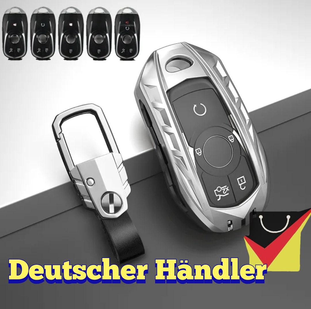 Car Key Fiber Texture Autoschlüssel-Schutzhülle für CHANGAN Folding (rot)