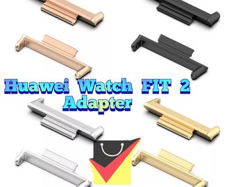 Wristband Adapter for Huawei Watch Fit 2 Metal Plug Connector Connector Stainless Steel for 20mm Bracelet Width