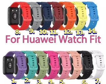 Huawei Watch Fit Silicone Sport Uhrenarmband Band Strap Armband