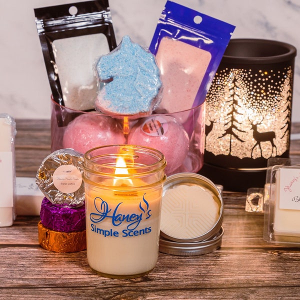 Everyday Fragrances Soy Wooden wick Candles/ Wax Melts