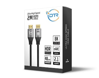 8K HDMI Cable • 6 Feet • Latest HDMI 2.1 Technology