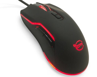 Wired Gaming Mouse RGB LED Backlight USB Wired 7200 DPi Gamer