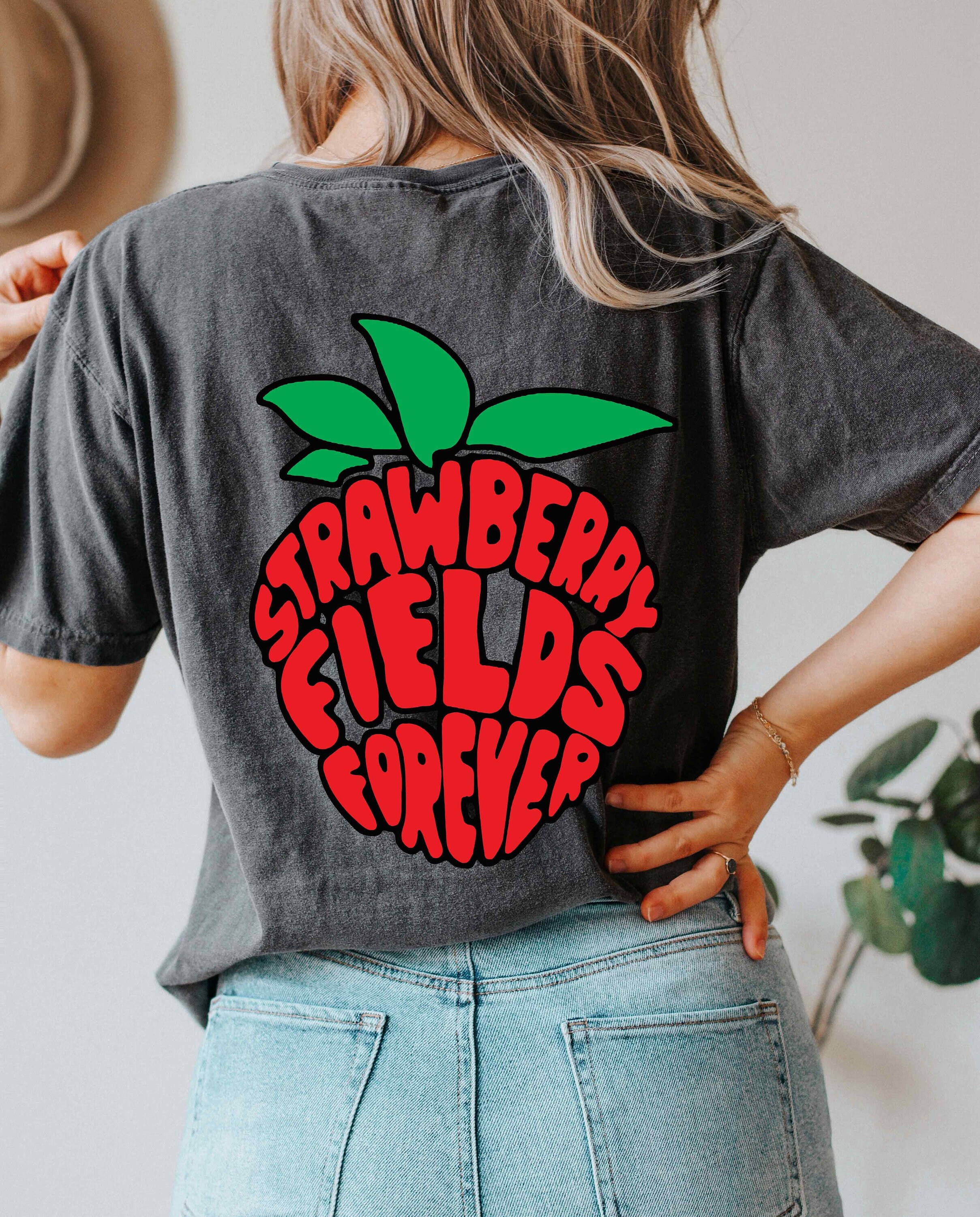 Strawberry Fields Forever Oversized Vintage T-shirt, the