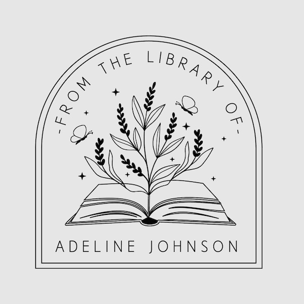 Personalized Book Stamps Etsy Australia