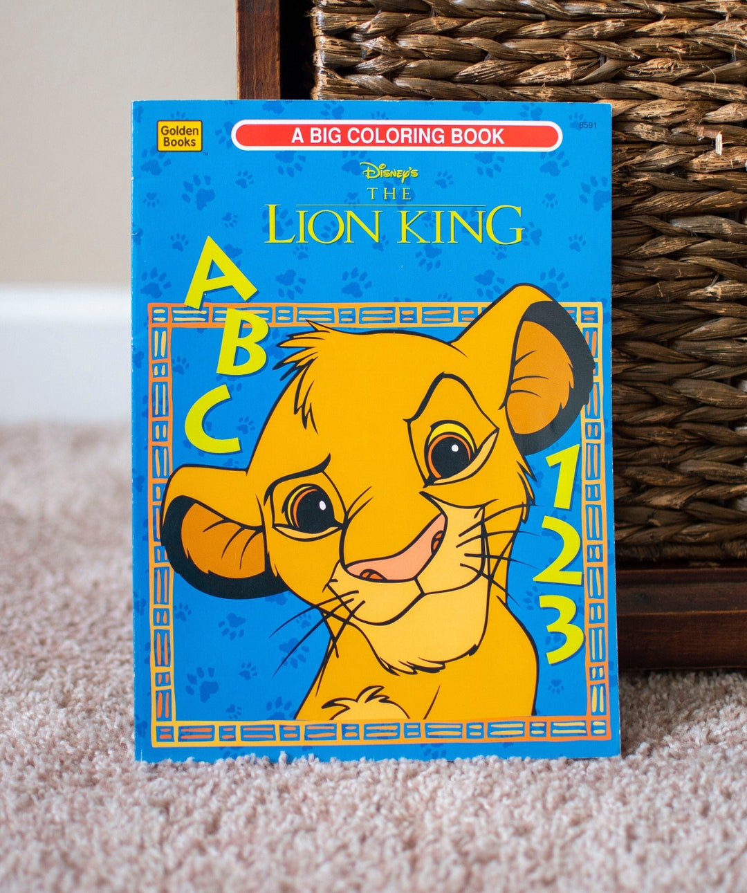 Disney's the Lion King Vintage Golden Books A Big Coloring - Etsy
