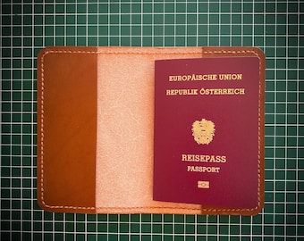 Artissoire Minimalist Passport Case, Leather Passport Sleeve, Passport Case, Leather Gift
