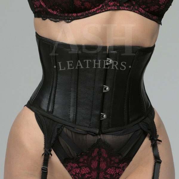 Custom Made Leather Underbust Waspie Corset