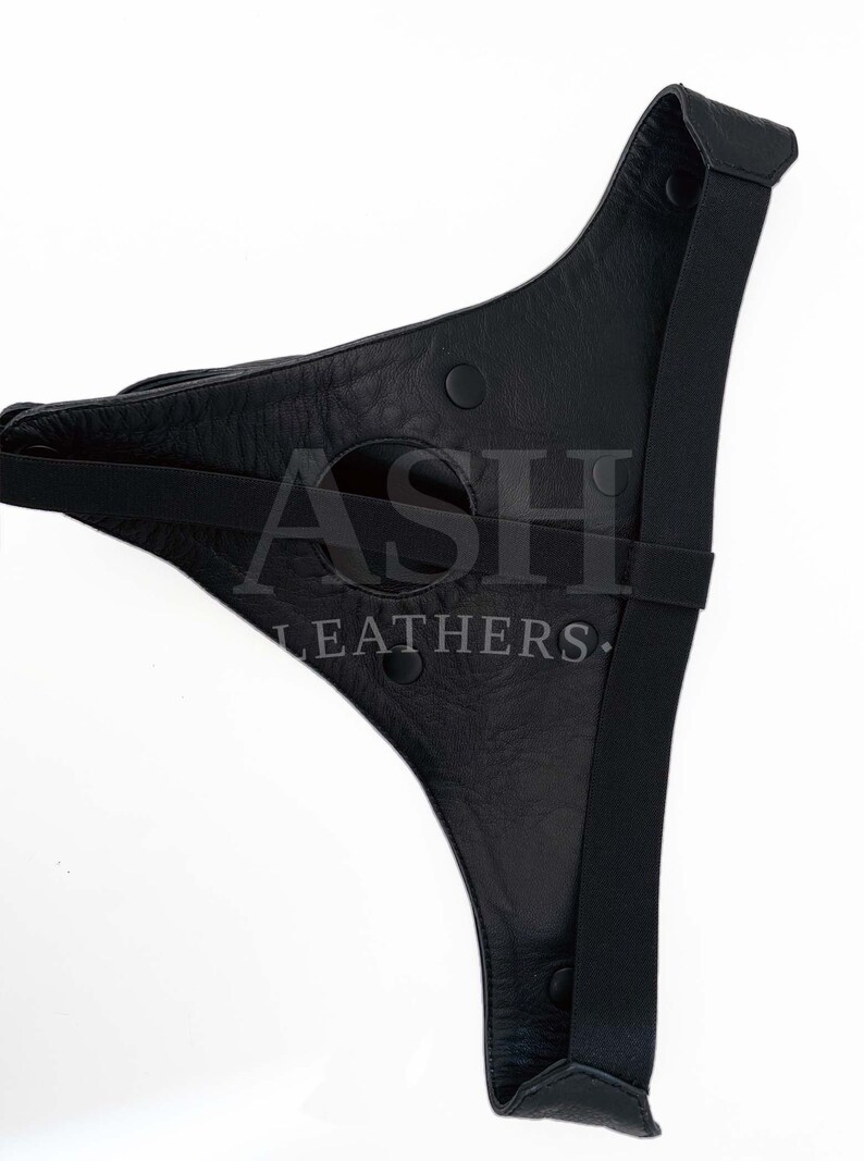 Mens Leather Underwear Black Leather Ultimate Jocks Handmade Boxer